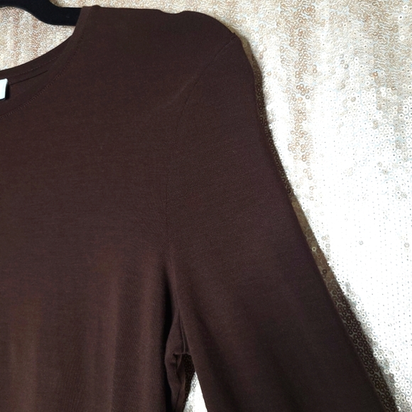 Kettlewell EUC S Silky Crew Neck Chocolate brown (Spring/Autumn) tee - Picture 3 of 8
